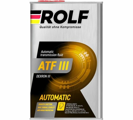Масло трансмиссионное ROLF ATF III (1л)