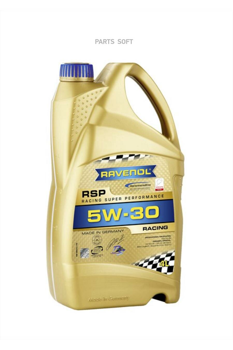 RAVENOL 4014835852785 Моторное масло RAVENOL RSP Racing Super Performance SAE 5W-30 (4л)