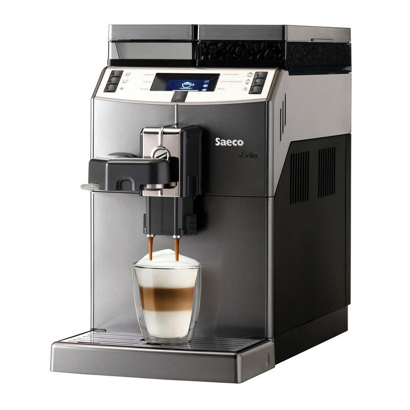 Кофемашина Saeco Lirika One Touch Cappuccino, 1900Вт,2.5л,зерна500г