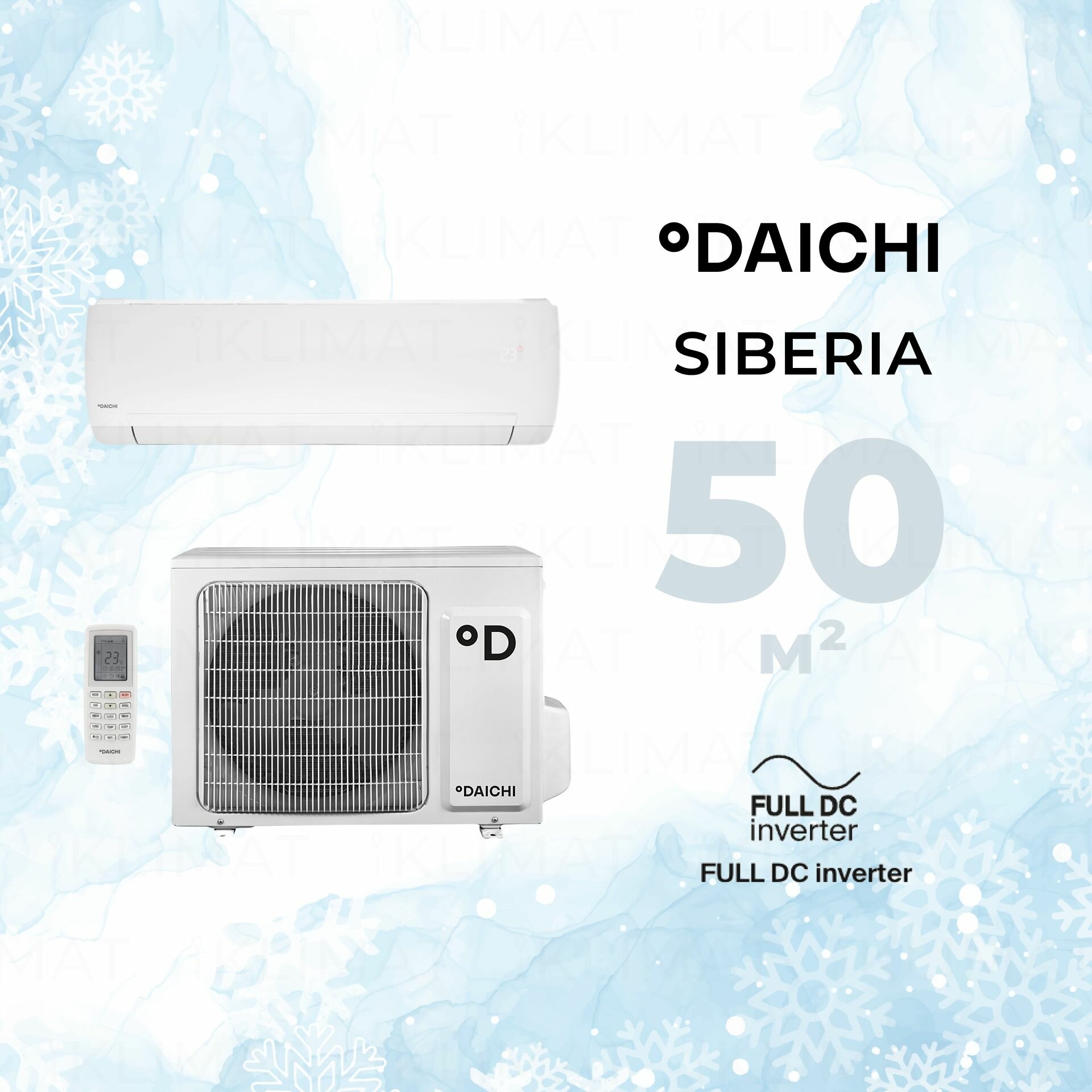 Тепловой насос Daichi Siberia SIB50AVQS1R/SIB50FVS1R