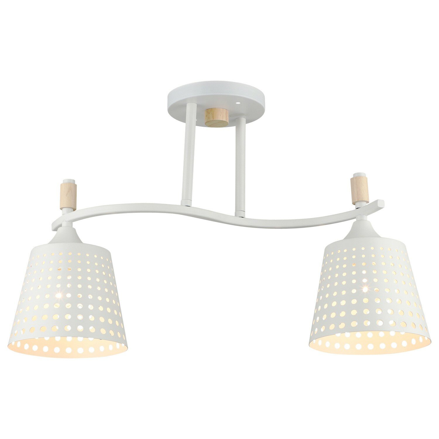 фото Люстра символ света, Е27, 60Вт, белый