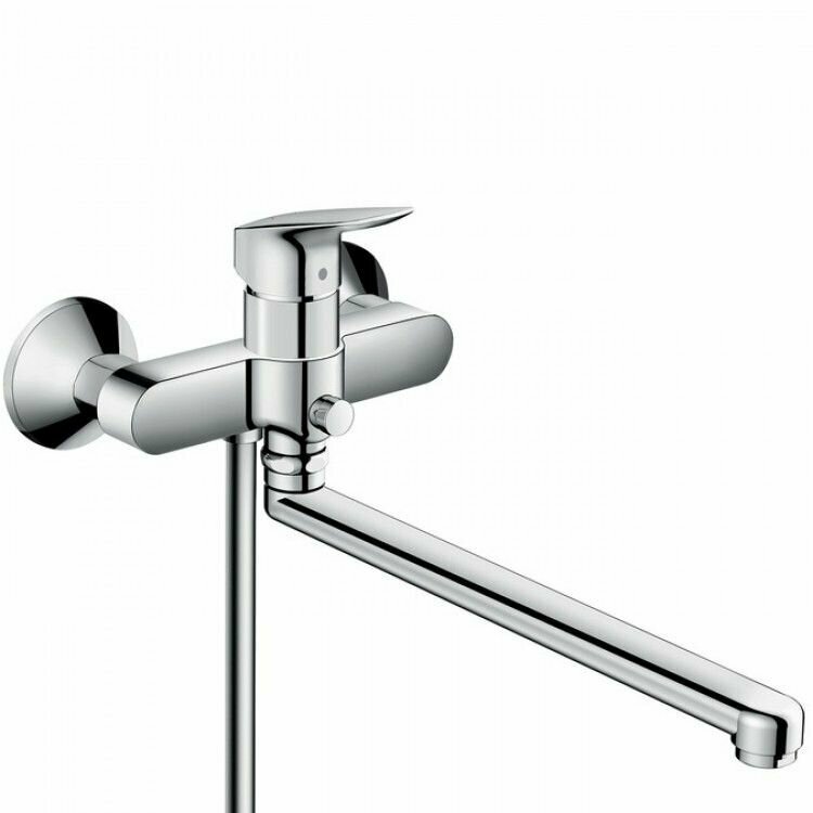 Смеситель для раковины (умывальника) hansgrohe Logis 71402000 нажимной