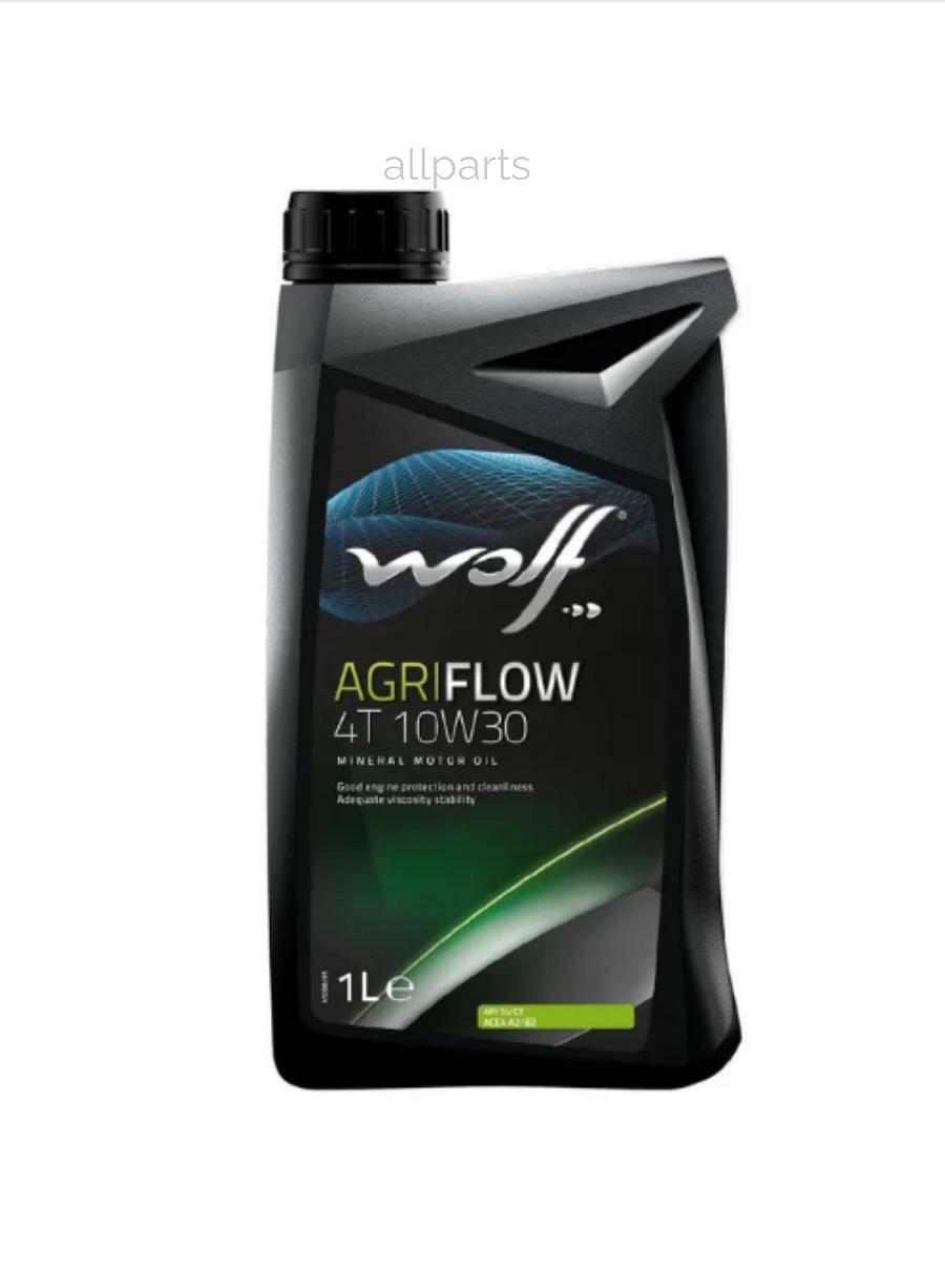 Масло для садовой техники Wolf AgriFlow 4T 10W30