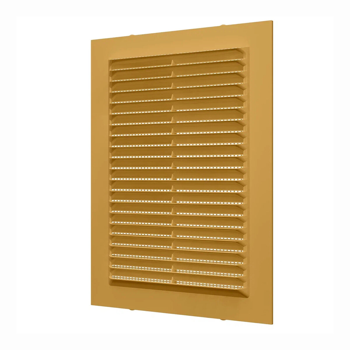 фото Вентиляционная решетка Era 1318С беж, пластиковая, с сеткой, 138 x 188 мм