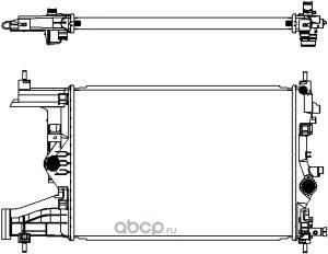 Радиатор основной SAKURA Sakura 33511018