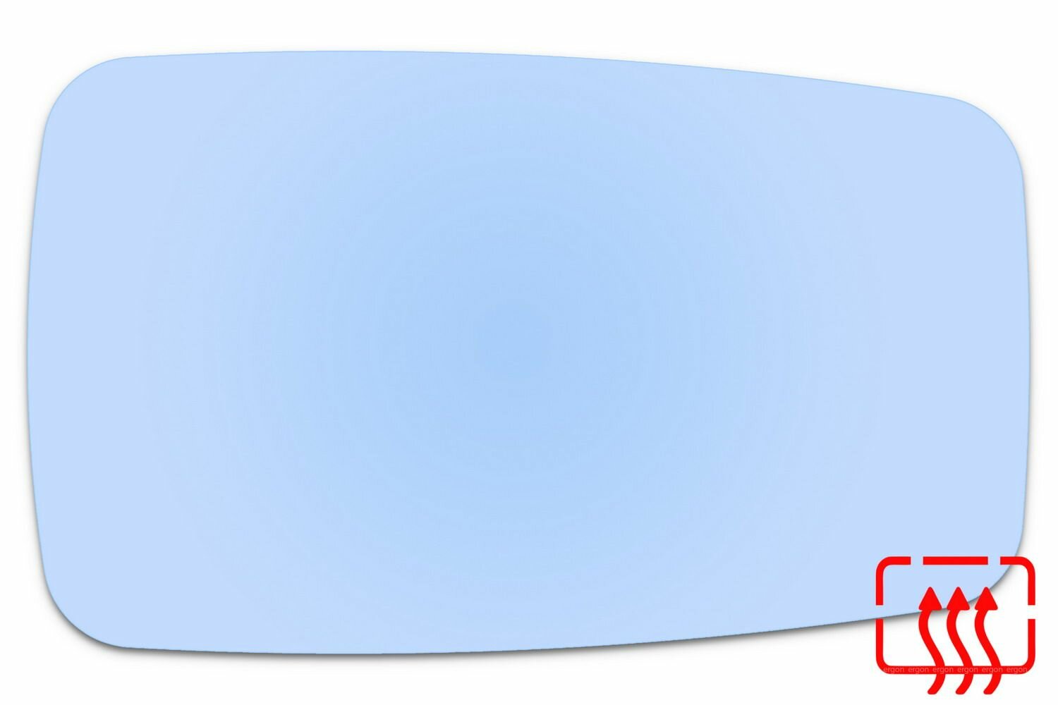 Зеркальный элемент универсальный (лево-правый) AUDI 80 IV (86-96) сфера голубой с обогревом