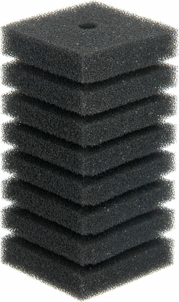 Губка для помп квадратная BARBUS, 10 х 10 х 20 см, SPONGE 011 (1 шт)