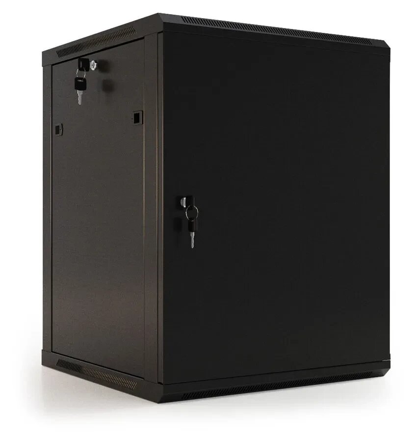Коммутационный шкаф Hyperline TWB-0945-SR-RAL9004 настенный стальная передняя дверь 9U 600x500x450мм
