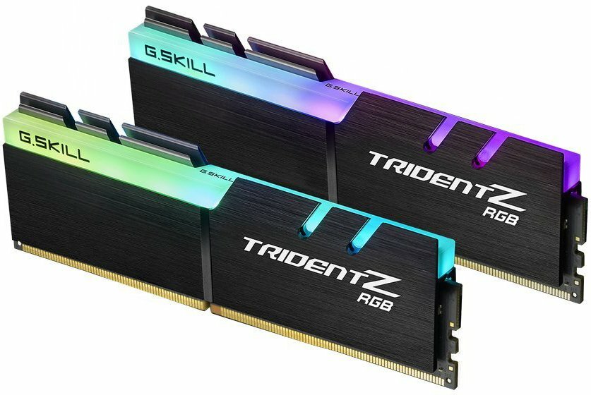 Модуль памяти DDR4 64GB (2*32GB) G.Skill TRIDENT Z RGB PC4-28800 3600MHz CL18 радиатор 1.35V - фото №1