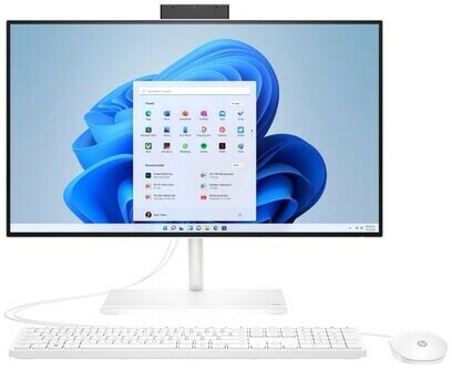 Моноблок HP 24-ck0006ny AiO W11 (+ англ. клавиатура) White (65S74EA)