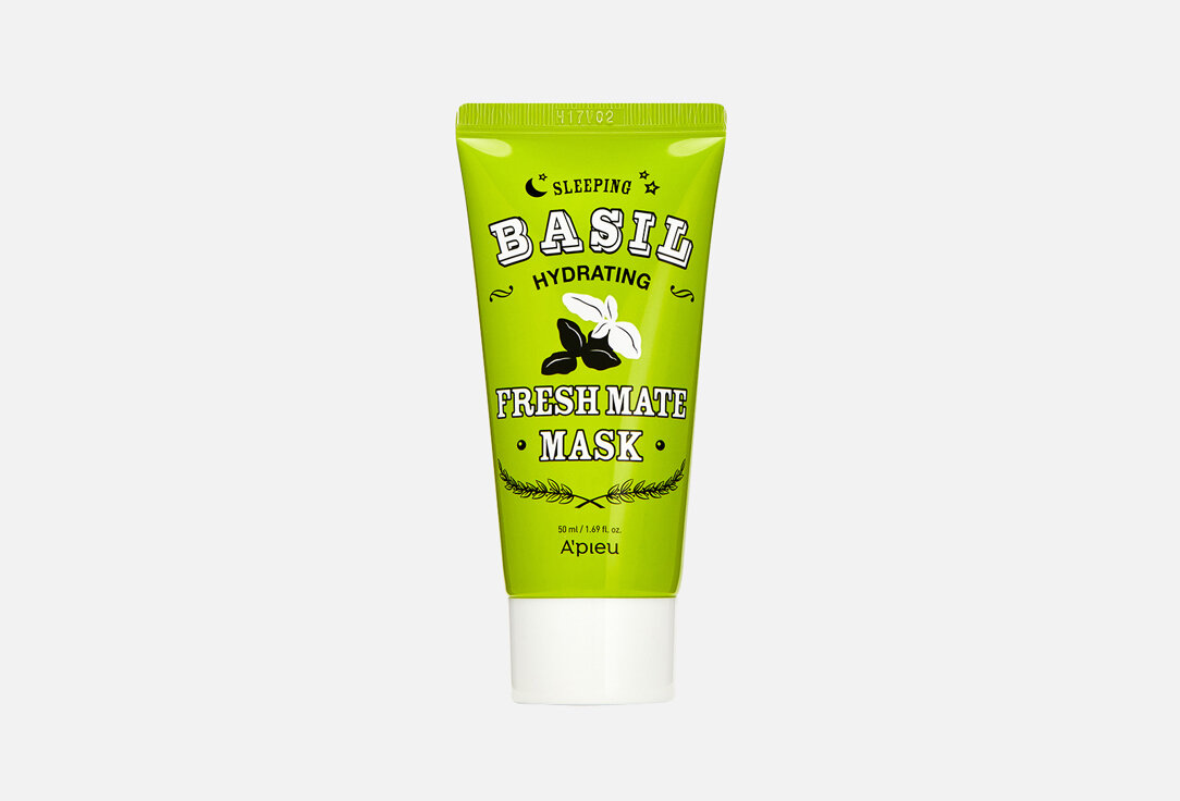 Ночная маска для лица A'Pieu, Fresh Mate Mask Basil 50мл