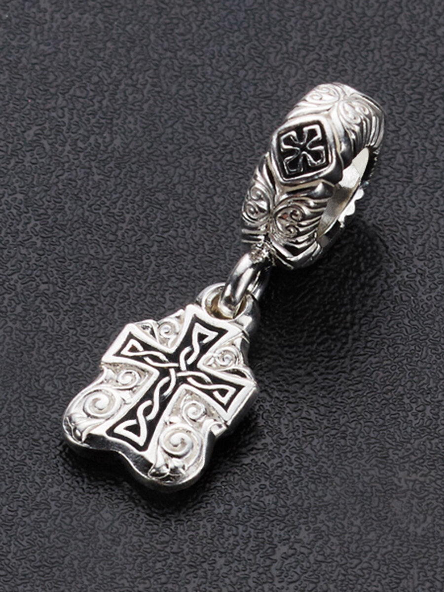 Шарм Angelskaya925 Шарм из серебра пандора (pandora), серебро, 925 проба, чернение, размер 1.8 см.