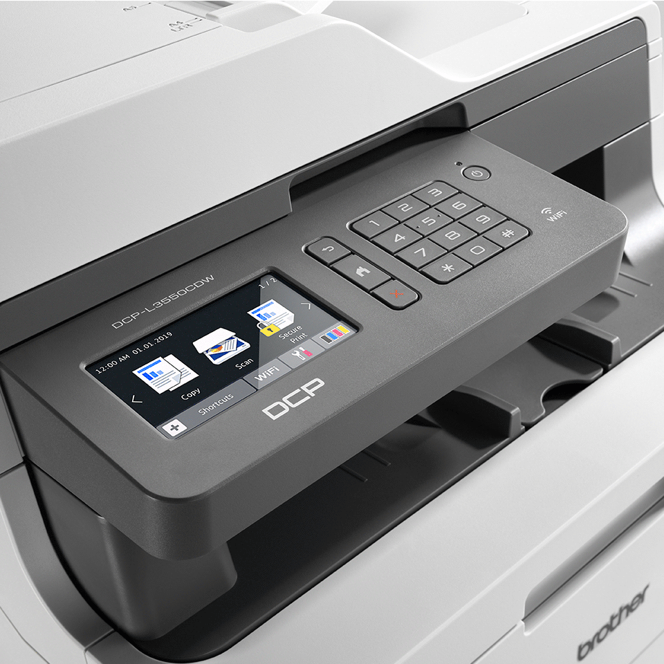 МФУ Brother DCP-L3550CDW DCPL3550CDWR1 A4 Цветной/печать Светодиодная/разрешение печати 2400x600dpi/разрешение сканирования 1200x2400dpi