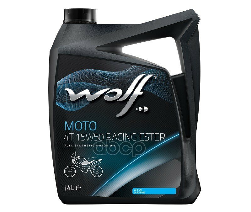 Синтетическое моторное масло Wolf Moto 4T 15W50 Racing Easter