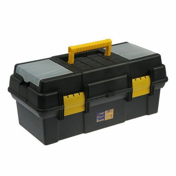 Ящик для инструмента тундра 19" 490 х 245 х 215 мм пластиковый лоток два органайзера