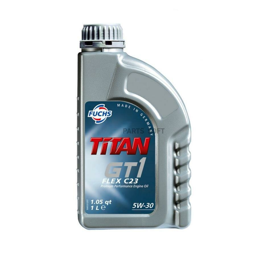 FUCHS 602007414 TITAN Масо моторное GT1 FLEX C23 5W30 1 (DE) API SP