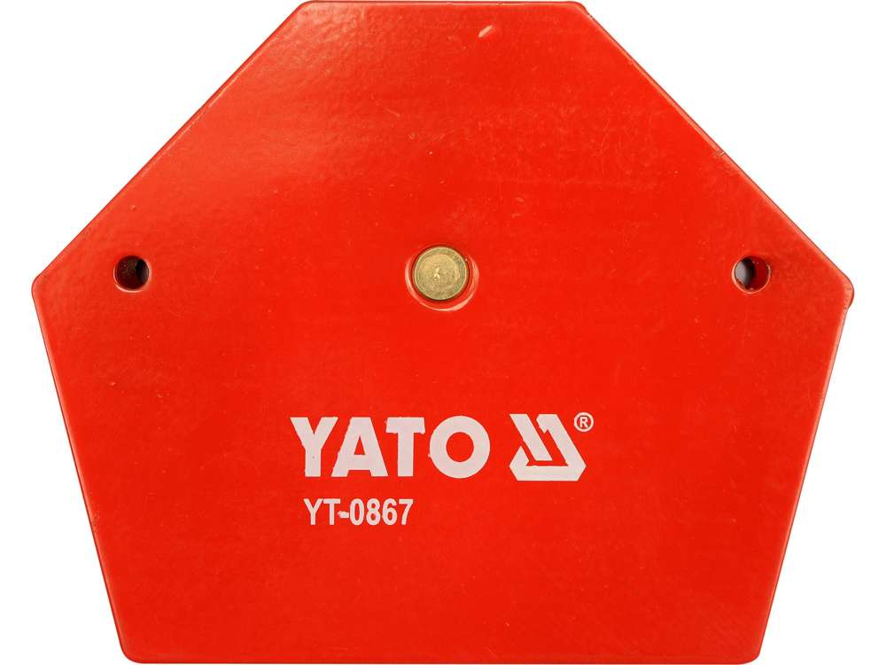 YATO YT-0867 струбцина магнитная для сварки 34 кг 30 45 60 75 90 135 градусов 122х136х24 мм