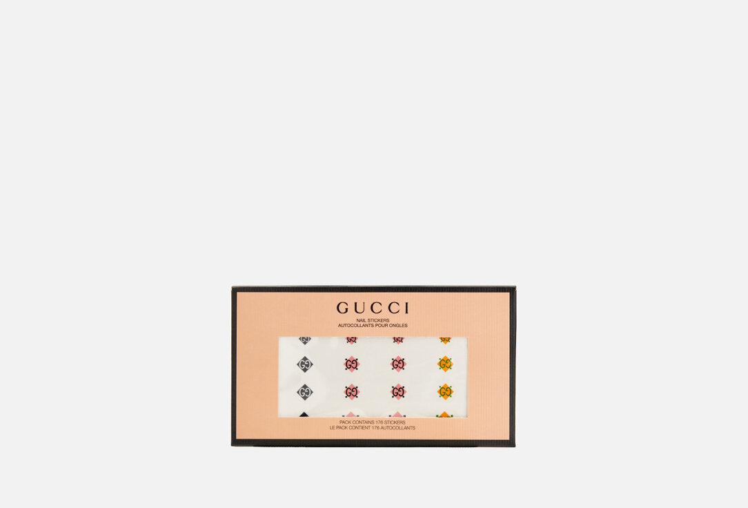 Стикеры для ногтей GUCCI, Nail Art Stickers 21шт