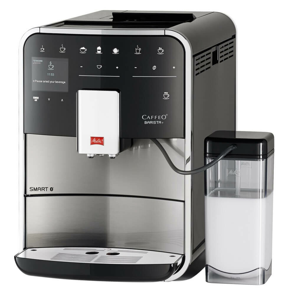 Кофемашина Melitta Caffeo Barista TS Smart, F 850-101 черный/серебристый