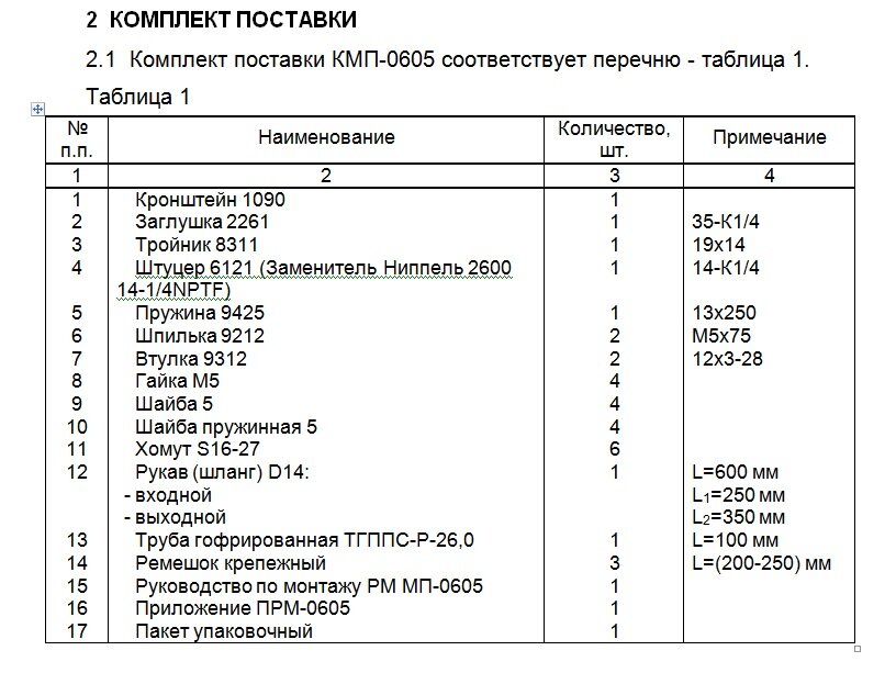 Комплект монтажный КМП-0605 Хундай Элантра 2006 дв G4ED (16л) АО "Лидер"