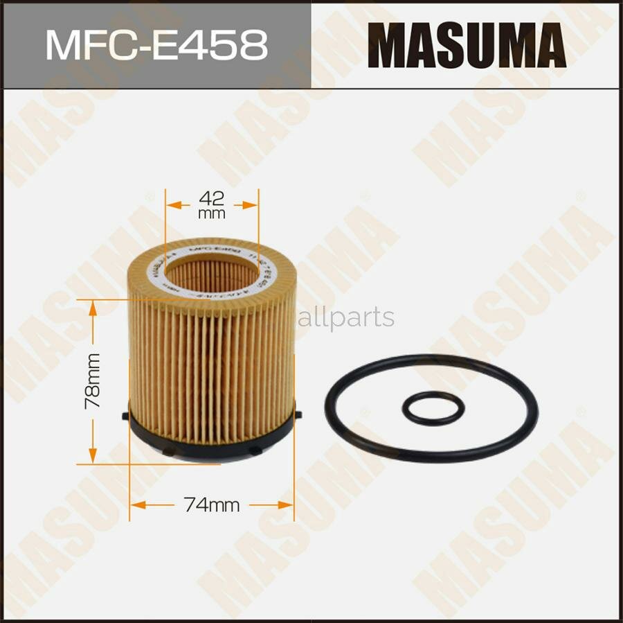 MASUMA MFC-E458 Фильтр масляный BMW 3-SERIES (F30) MASUMA MFC-E458