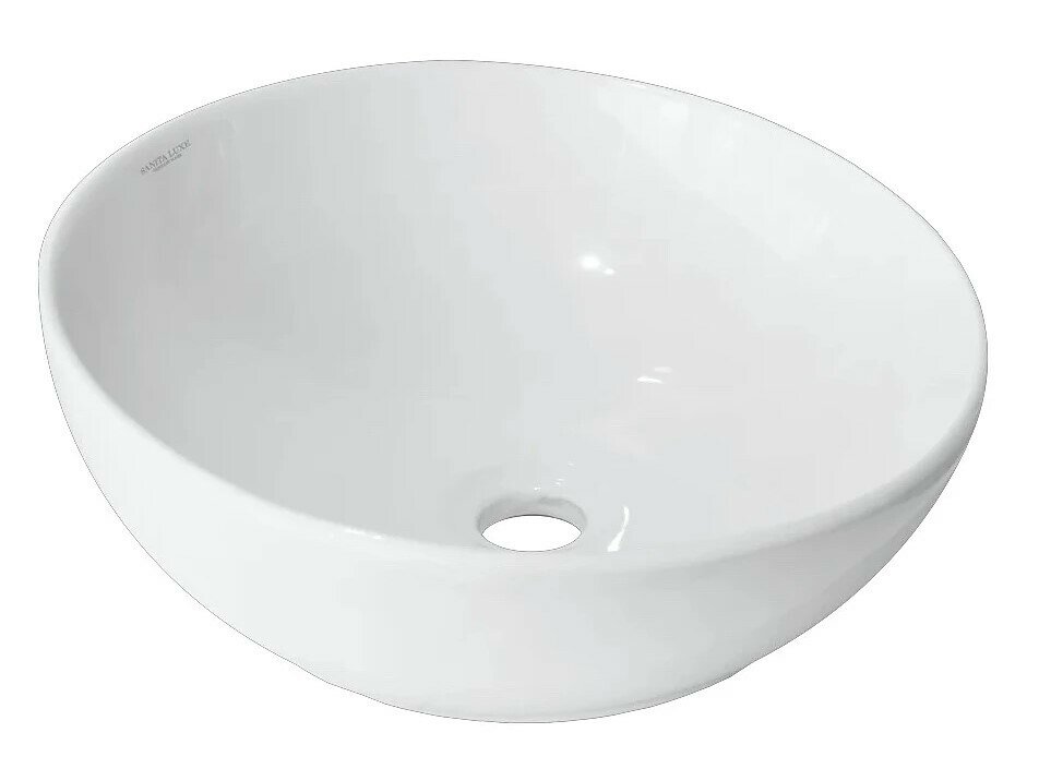 Раковина для ванной Sanita ART CUT 40см Белый (ART40SLWB01C/WB CT Art 40 N Cut WHT G S1)