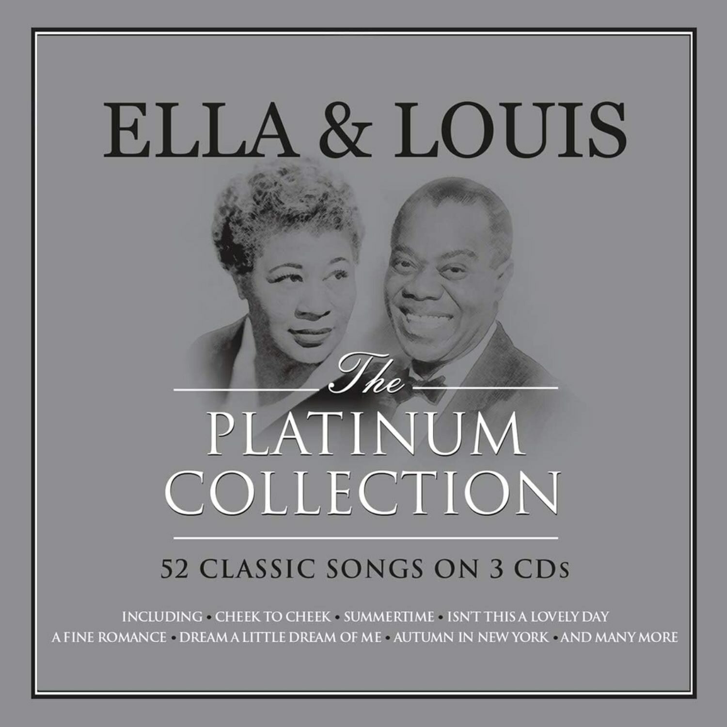 Ella Fitzgerald & Louis Armstrong The Platinum Collection 52 Classic Songs (3CD) NotNowMusic