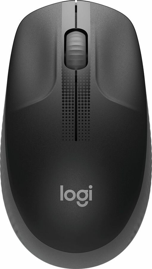 Мышь Logitech M190, оптическая, беспроводная, USB, черный и темно-серый [910-005913]