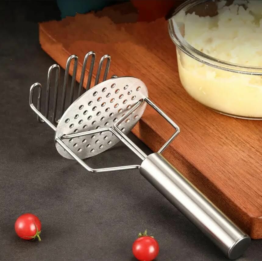 фото Двойная толкушка пресс для картофеля из нержавеющей стали