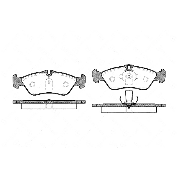 STELLOX 591 000B-SX (002 420 60 20 10 / 0024204020 / 0024206020) колодки дисковые задн. \mb Sprinter (Спринтер) 308d / 310d,