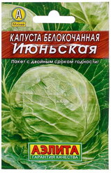 Семена Капуста белокочанная "Июньская" "Лидер", 0.5 г