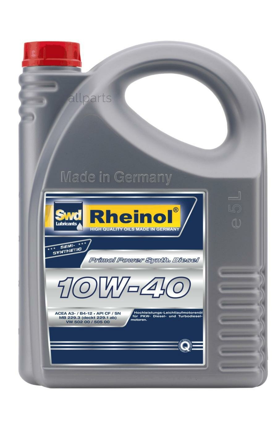 SWD RHEINOL 31344,581 Моторное масло Power Synth Diesel CS SAE 10W-40 п/с (5л)