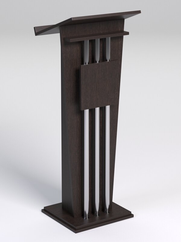 Трибуна "диктор" №30, Дуб Венге 45 x 40 x 120 см