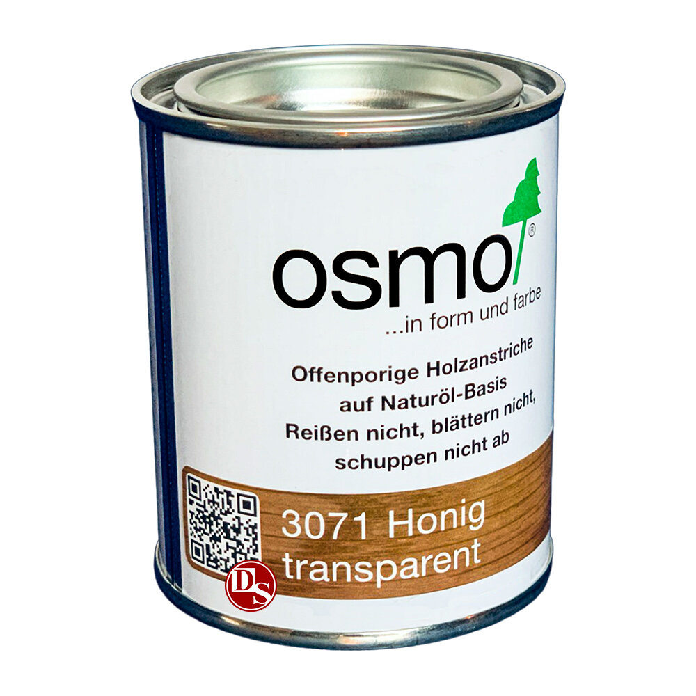 Osmo Масло с твёрдым воском, цветное, Osmo 3071 Hartwachs-Oil Farbig, 125 мл, мед