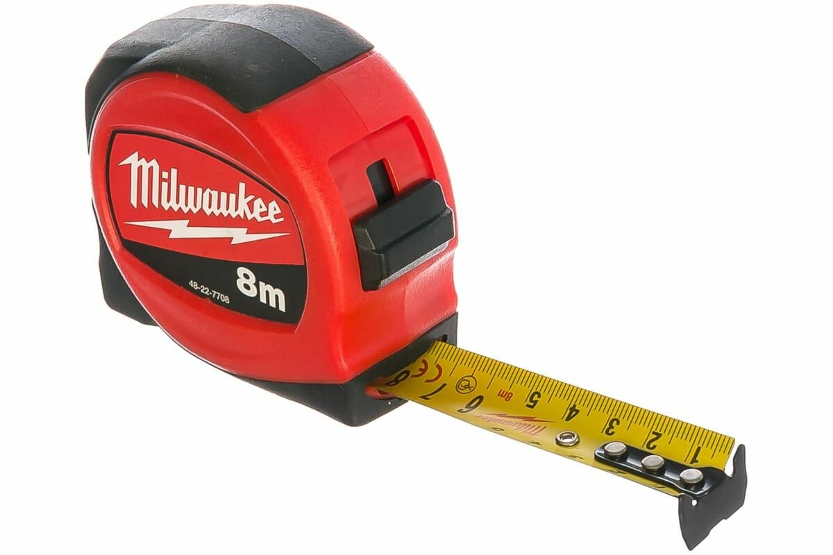 Рулетка Milwaukee SLIM 8 м ширина 25 мм 48227708