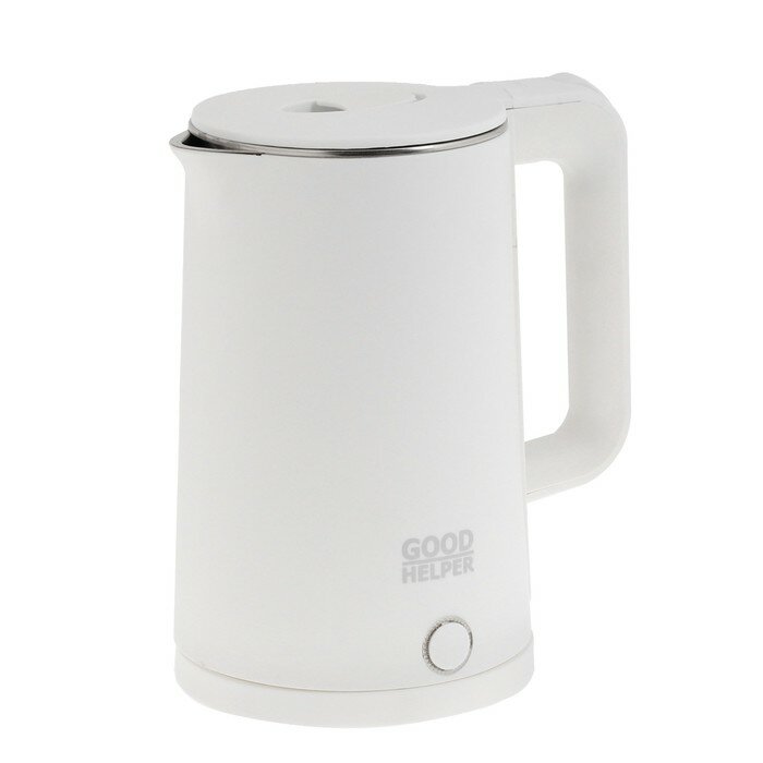фото Чайник электрический GOODHELPER KPS-177C, металл, 1.7 л, 1800 Вт, белый