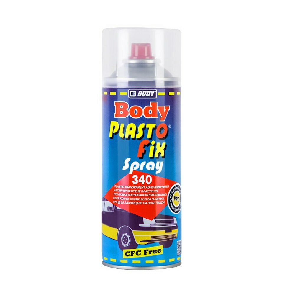 Грунт по пластику спрей 340 plastofix, 0,4кг body 5100000010