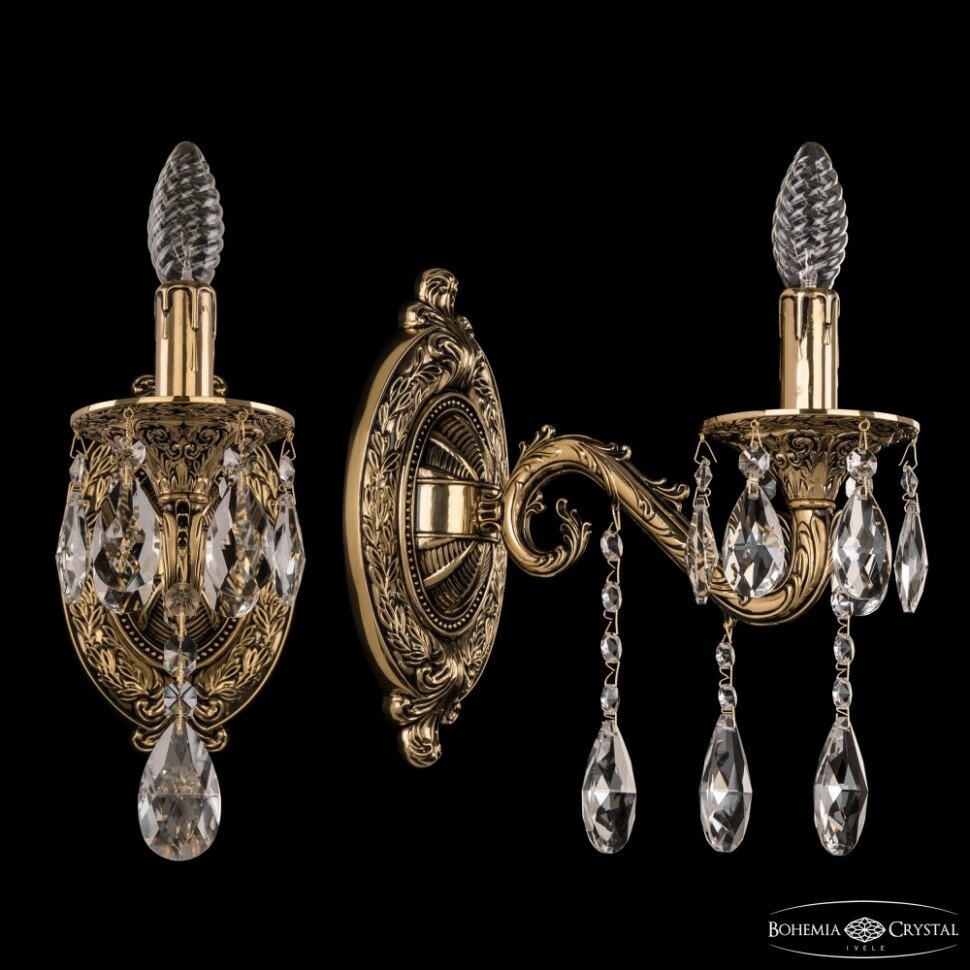 Бра Bohemia Ivele Crystal 7102B10/1/175 A GB - фото №1