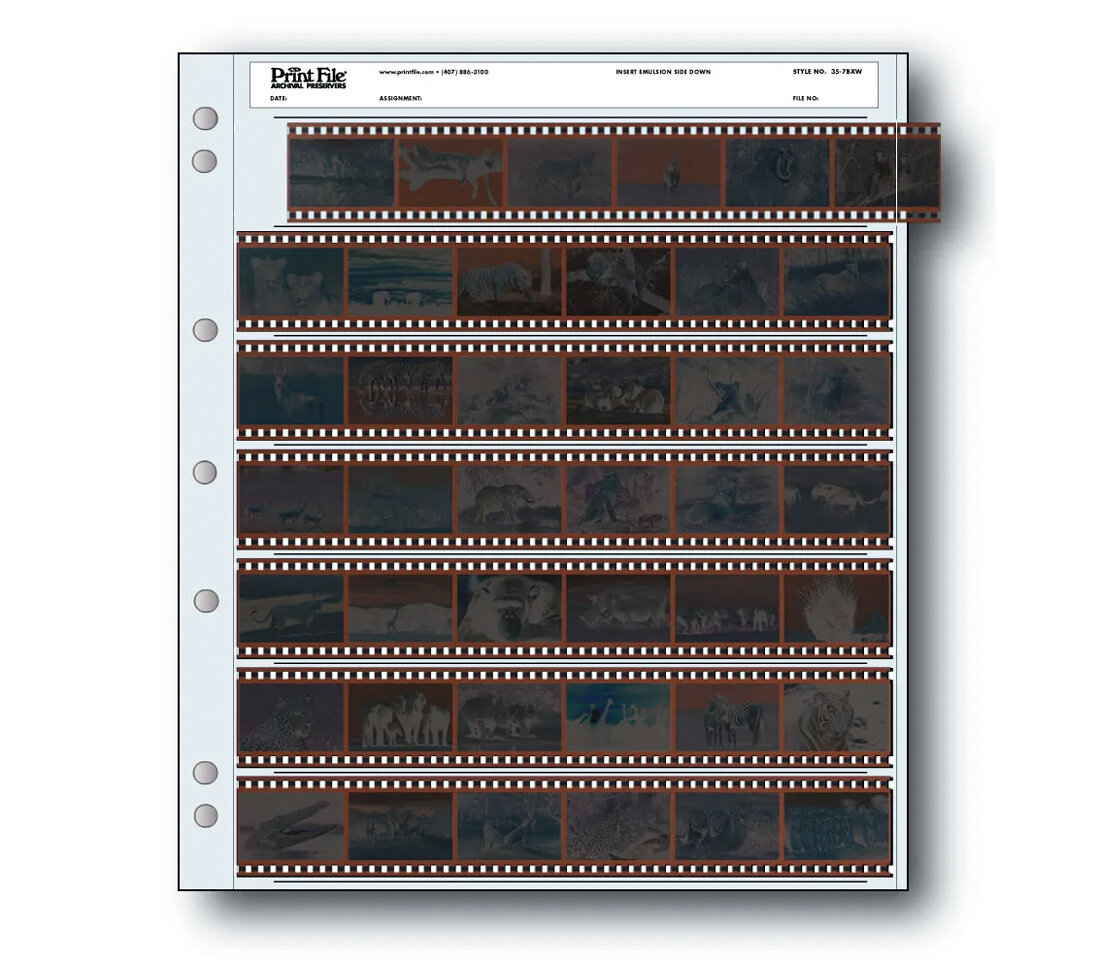 Сливеры PrintFile 35-7BXW, для 35-мм пленки, 100 листов