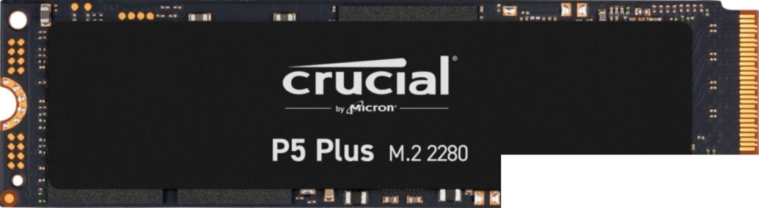 Накопитель SSD M.2 2280 Crucial P5 Plus 1TB PCIe 4.0 x4 NVMe 3D TLC 6600/5000MB/s IOPs 630K/700K MTBF 2M 600TBW - фото №1