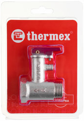 Клапан предохранительный THERMEX 1/2", 7 бар, с ручкой (блистер)