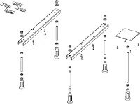 Ножки для ванн Riho 207099