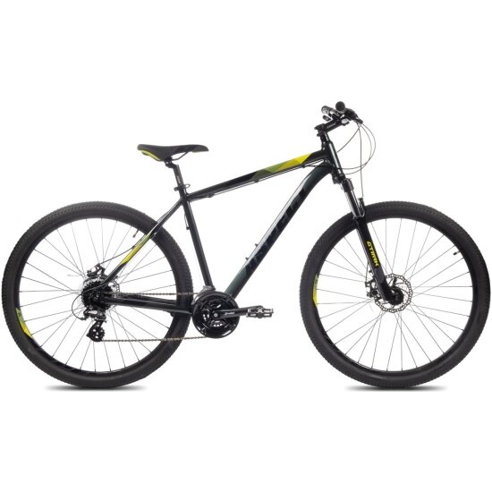 Горный велосипед Aspect Ideal 29 (18", зелено-желтый)