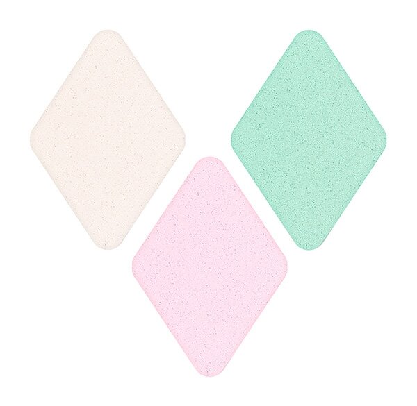 фото LAVELLE COLLECTION Спонж косметический ромб (в наборе 3шт)