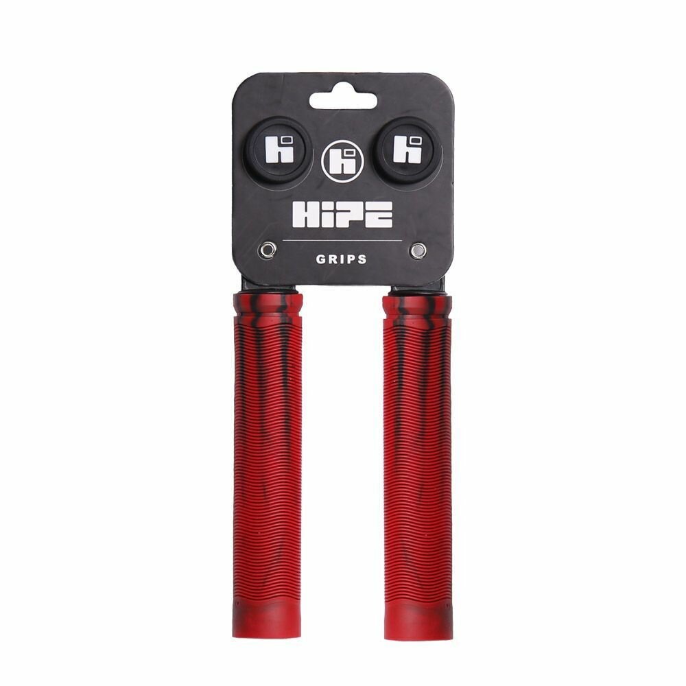 Грипсы Hipe H-01 Duo черный/красный, 155 мм