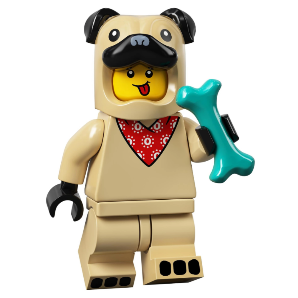 Конструктор LEGO Minifigures Series #21 71029 Парень в костюме мопса