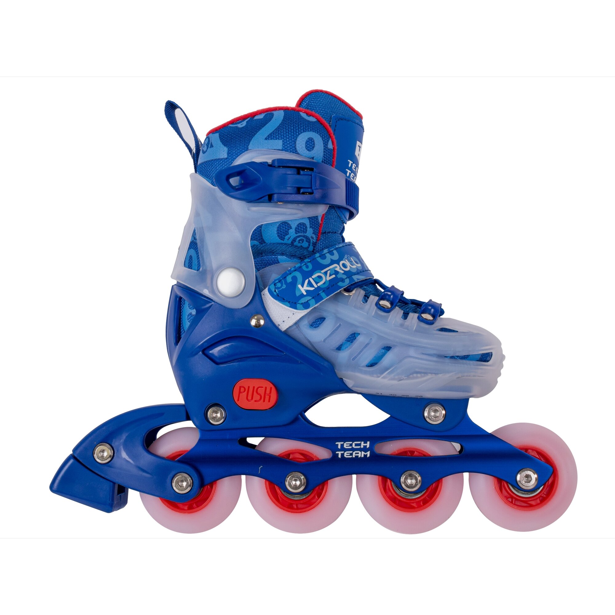 фото Роликовые коньки Tech Team Kidzroll Dark blue р.28-31 (S)