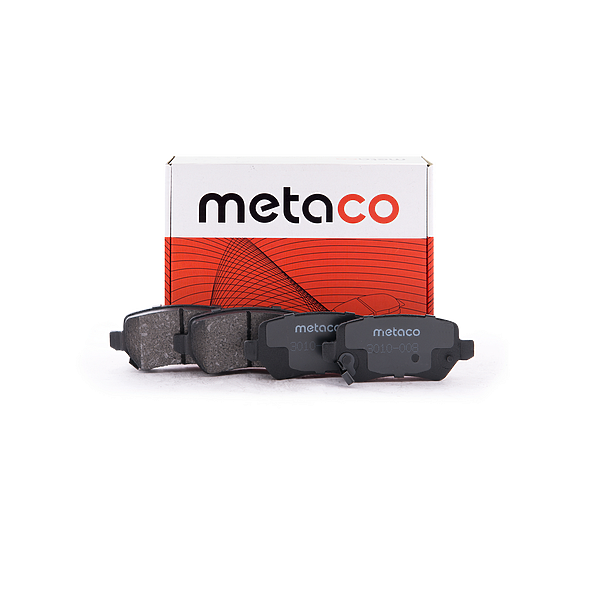 METACO 3010-008 (1605086 / 1605122 / 1605128) колодки тормозные задние дисковые к-кт