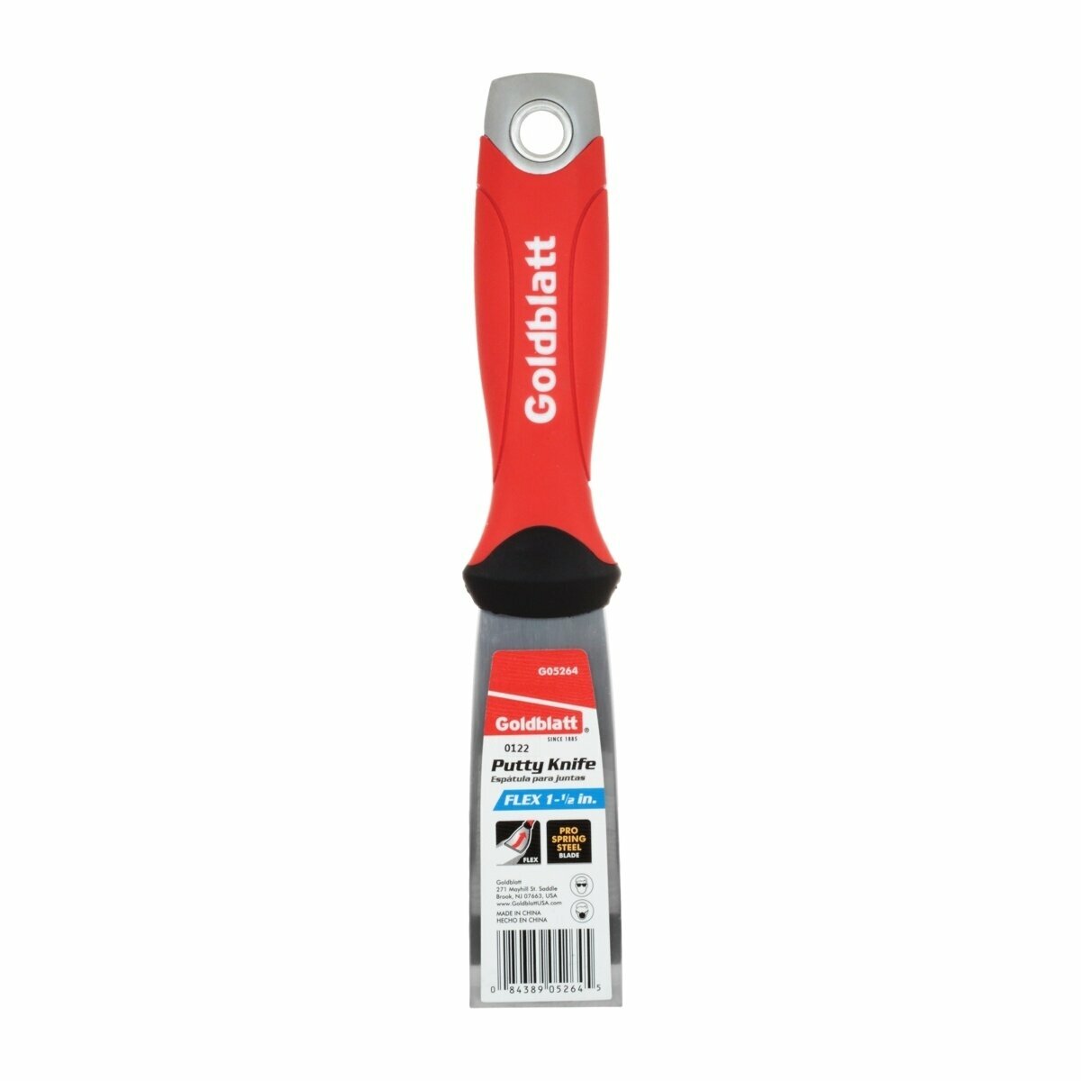 Шпатель из пружинной стали Goldblatt Soft-Grip Flex Putty Knife 38 мм G05264