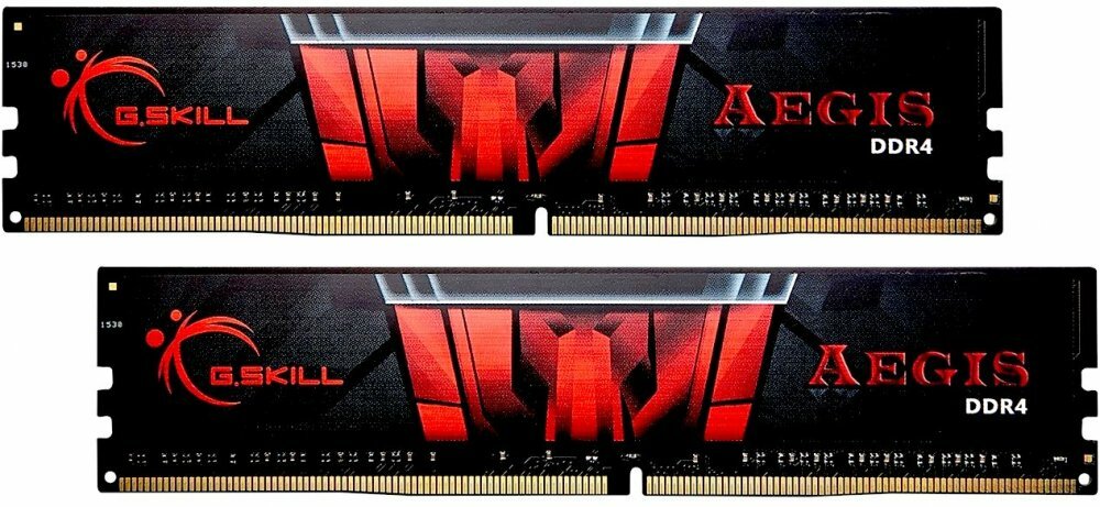 Оперативная память G.SKILL Aegis 32 ГБ (16 ГБ x 2 шт.) DDR4 3200 МГц DIMM CL16 F4-3200C16D-32GIS
